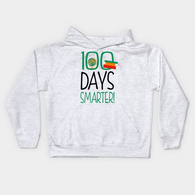 100 Days Of School Cute T-shirt Kids Hoodie by KsuAnn